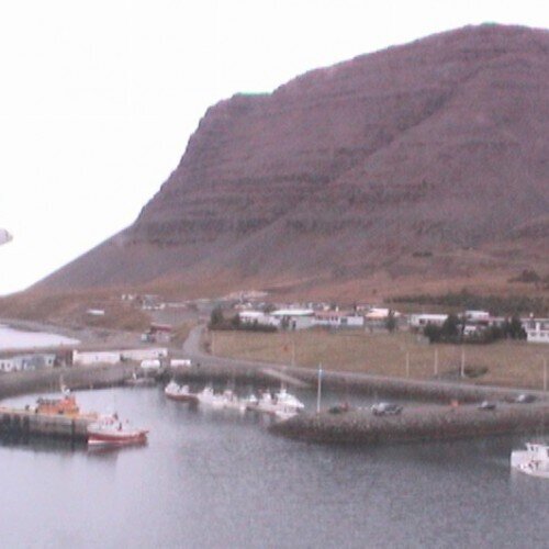 iceland - patreksfjoerður: patreksfjoerður harbour