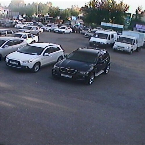 russian federation - serov: car parking serov