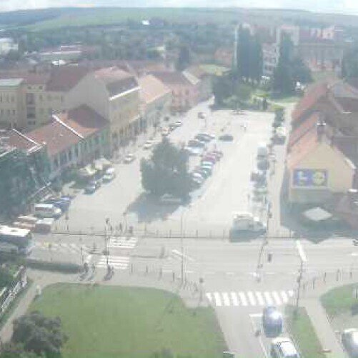 czech republic - bucovice: bucovice city view