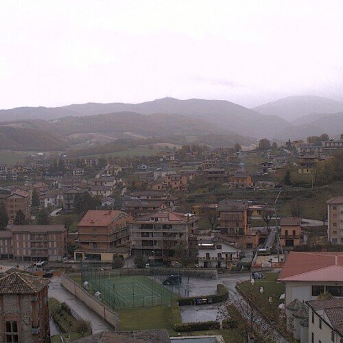 italy - cascia: cascia city overview