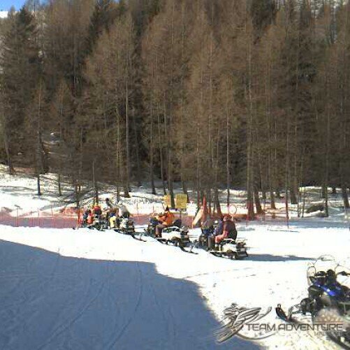 italy - madesimo: snowmobile rental - team adventure madesimo