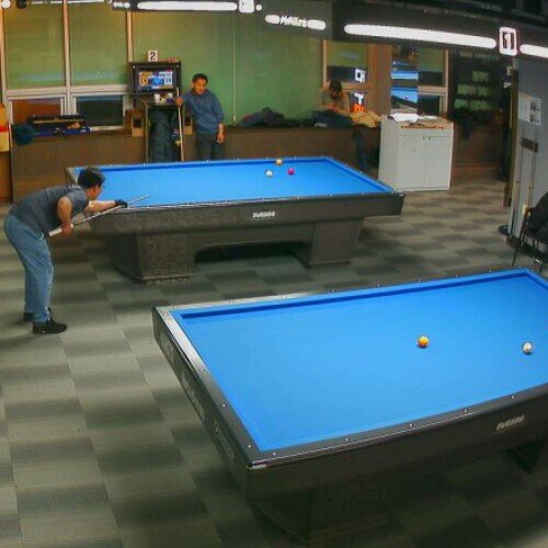 south korea - seoul: billiard room in seoul