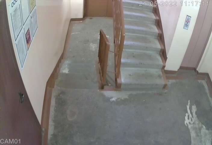 preview: Stairs in a apartment building camera - Moscow