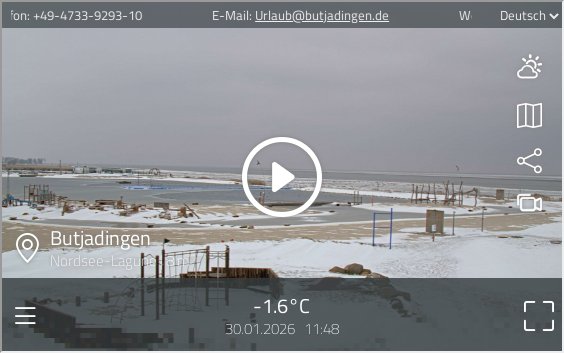 preview: Klein Fedderwarden Nordsee-Lagune Live Webcam