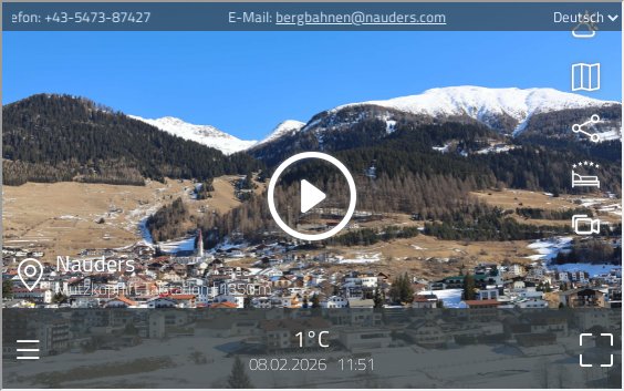 preview: Live Webcam Nauders: Mutzkopflift Talstation in the Austrian Alps
