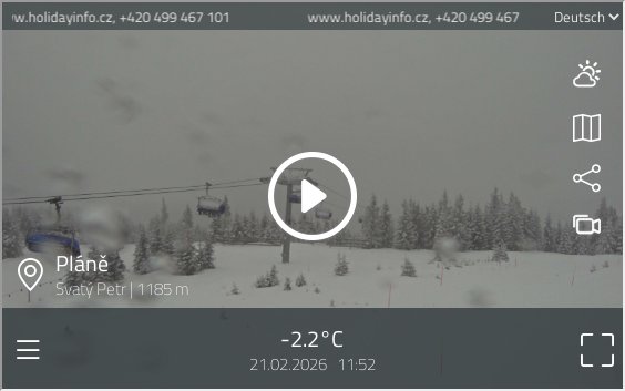 preview: &Scaron;pindlerův Ml&yacute;n - Svat&yacute; Petr Live Cam