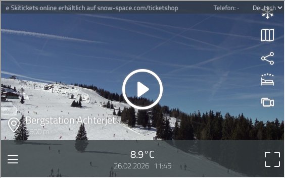 preview: Flachau Achterjet Live Webcam: Skiing in the Austrian Alps