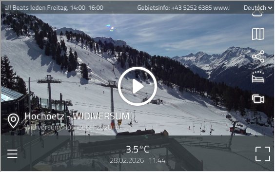 preview: Hochoetz Widiversum Live: Alpine Skiing & Mountain Views in Oetz, Austria