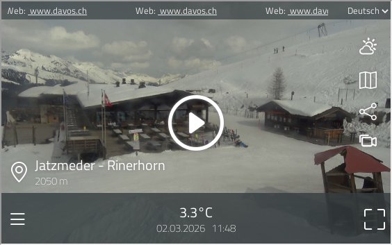preview: Live Webcam Davos Glaris: Jatzmeder Rinerhorn HD View